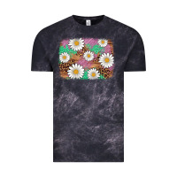 Cloud Black easter daisy background Vintage Tee - Artiststas