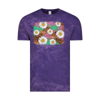 Cloud Purple easter daisy background Vintage Tee - Artiststas