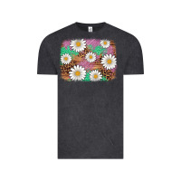 Vintage Black easter daisy background Vintage Tee - Artiststas