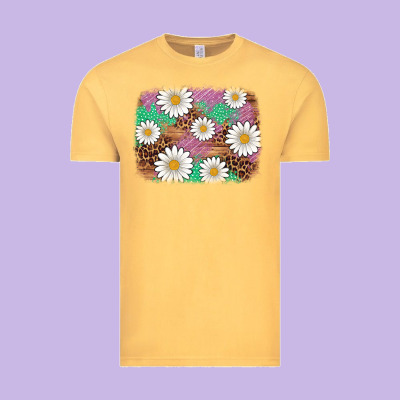 Easter Daisy Background Vintage Tee Designed By Artiststas