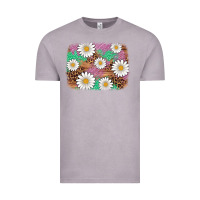 Vintage Zinc easter daisy background Vintage Tee - Artiststas