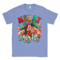 Merry And Bright Caucasian Girl Sneakers Classic Tee | Teevron