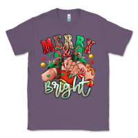 Lavender merry and bright caucasian girl sneakers Classic Tee - RanaPortraitStore