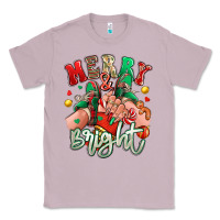 Lilac merry and bright caucasian girl sneakers Classic Tee - RanaPortraitStore