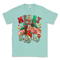 Seafoam merry and bright caucasian girl sneakers Classic Tee - RanaPortraitStore