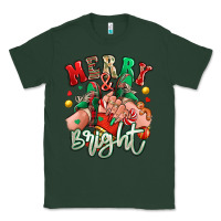 Sports Green merry and bright caucasian girl sneakers Classic Tee - RanaPortraitStore