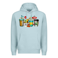 Blue Mist school bus driver coffee cups Premium Hoodie - Jasminsmagicworld