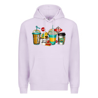 Lilac school bus driver coffee cups Premium Hoodie - Jasminsmagicworld