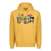 Mustard school bus driver coffee cups Premium Hoodie - Jasminsmagicworld
