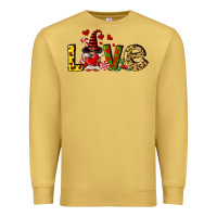 Antique Gold love gnomes Premium Sweatshirt - FaDigitalArtStudio