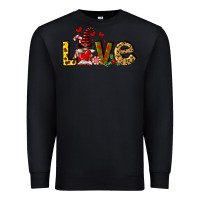 Black love gnomes Premium Sweatshirt - FaDigitalArtStudio