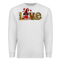 Oatmeal Heather love gnomes Premium Sweatshirt - FaDigitalArtStudio