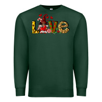 Sports Green love gnomes Premium Sweatshirt - FaDigitalArtStudio
