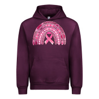 Mauve Wine breast cancer awareness rainbow Urban Hoodie - Jasminsmagicworld