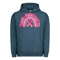 Pigment Midnight Navy breast cancer awareness rainbow Urban Hoodie - Jasminsmagicworld