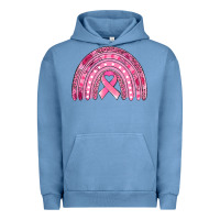 Pigment Pebble Blue breast cancer awareness rainbow Urban Hoodie - Jasminsmagicworld