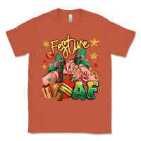 Copper festive af christmas caucasian girl sneakers Classic Tee - RanaPortraitStore