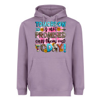 Lavender tomorrow is not promised cuss them out today! Heavyweight Hoodie - Zillion Design Studio