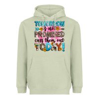 Matcha tomorrow is not promised cuss them out today! Heavyweight Hoodie - Zillion Design Studio