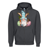 Smoke Easter Bunny Gnomes with Egg and Carrot Zipper Hoodie - RanaPortraitStore