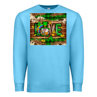 Ocean Blue St. patrick's day love gnome tumbler Premium Sweatshirt - Neo Western