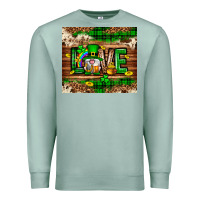 Seafoam St. patrick's day love gnome tumbler Premium Sweatshirt - Neo Western