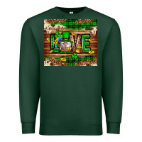 Sports Green St. patrick's day love gnome tumbler Premium Sweatshirt - Neo Western