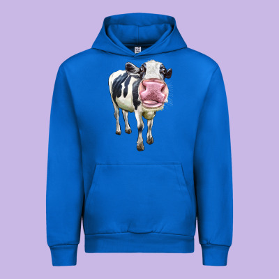 Cute Holstein Urban Hoodie Designed By Lillyallendesigns