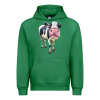 Emerald Cute Holstein Urban Hoodie - LillyAllenDesigns
