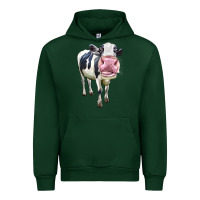 Forest Green Cute Holstein Urban Hoodie - LillyAllenDesigns