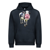 Navy Cute Holstein Urban Hoodie - LillyAllenDesigns