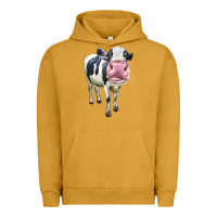 Pigment Peanut Butter Cute Holstein Urban Hoodie - LillyAllenDesigns