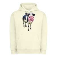 Pigment Pistachio Cute Holstein Urban Hoodie - LillyAllenDesigns