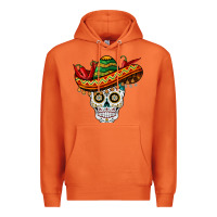 Carrot cinco de mayo sombrero skull Premium Hoodie - BarkalooDesign