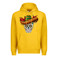 Lemon cinco de mayo sombrero skull Premium Hoodie - BarkalooDesign