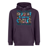 Plum today's attitude brought to you by coffee and sarc Heavyweight Hoodie - Zillion Design Studio