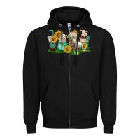 Black Sheep coffee cups Zipper Hoodie - texasbilliewilder