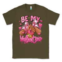 Army Green be my valentine afro girl sneakers Classic Tee - RanaPortraitStore