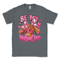Charcoal Heather be my valentine afro girl sneakers Classic Tee - RanaPortraitStore