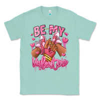 Seafoam be my valentine afro girl sneakers Classic Tee - RanaPortraitStore