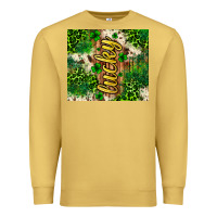Antique Gold St. Patrick's Day lucky tumbler Premium Sweatshirt - Neo Western