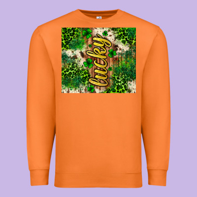 St. Patrick's Day Lucky Tumbler Premium Sweatshirt Designed By Neo Western