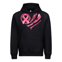 Black breast cancer awareness heart Urban Hoodie - Jasminsmagicworld