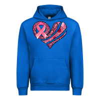 Cobalt breast cancer awareness heart Urban Hoodie - Jasminsmagicworld