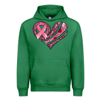 Emerald breast cancer awareness heart Urban Hoodie - Jasminsmagicworld