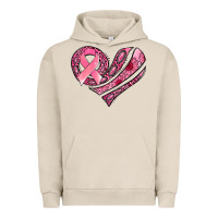 Pigment French Oak breast cancer awareness heart Urban Hoodie - Jasminsmagicworld