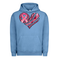 Breast Cancer Awareness Heart Urban Hoodie | Teevron