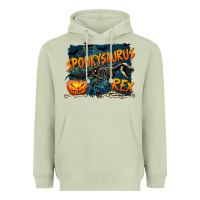 Matcha Spooky Saurus Rex Heavyweight Hoodie - texasbilliewilder