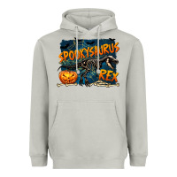 Moon Dust Spooky Saurus Rex Heavyweight Hoodie - texasbilliewilder