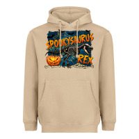 Mushroom Spooky Saurus Rex Heavyweight Hoodie - texasbilliewilder